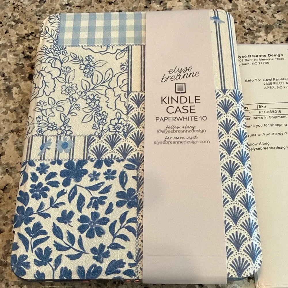 Elyse Breanne Blue Kindle Case